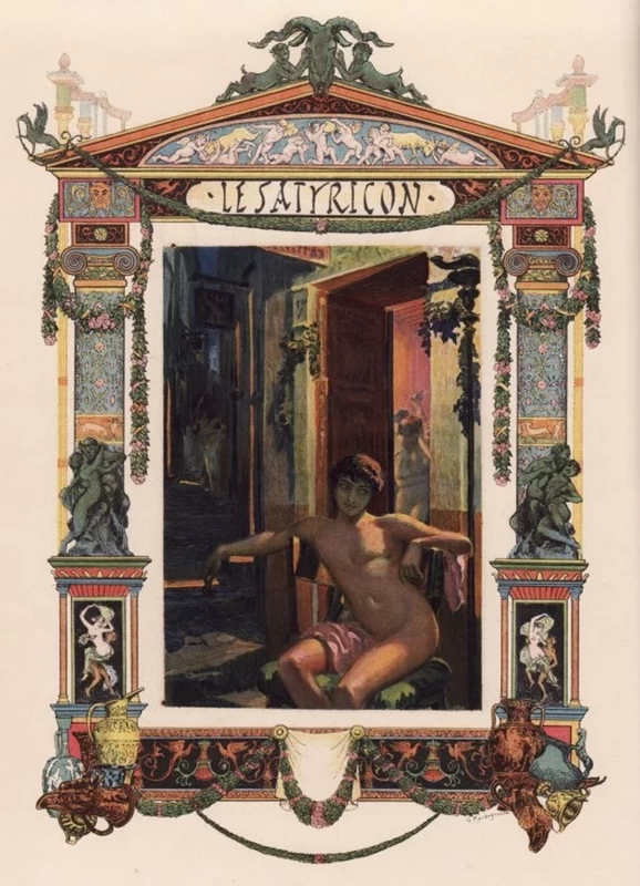 Illustrazione del Satyricon di Petrone